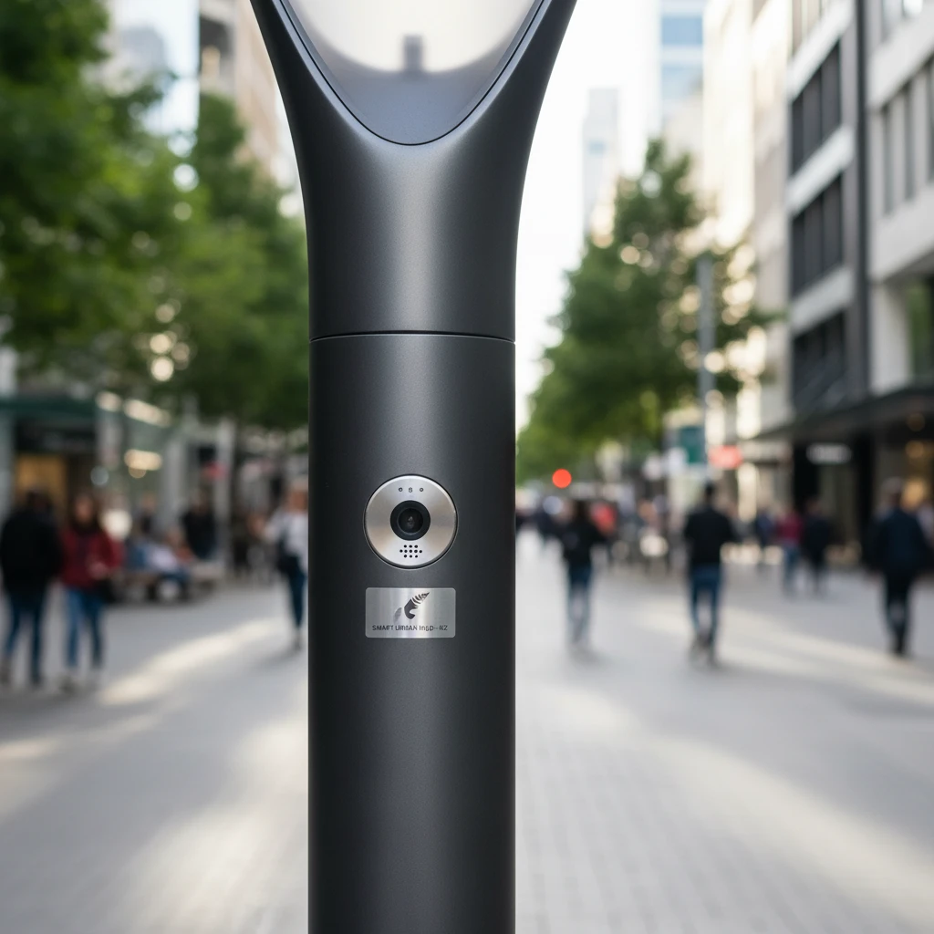 IoT sensor node on smart lamppost driving urban innovation and sustainability