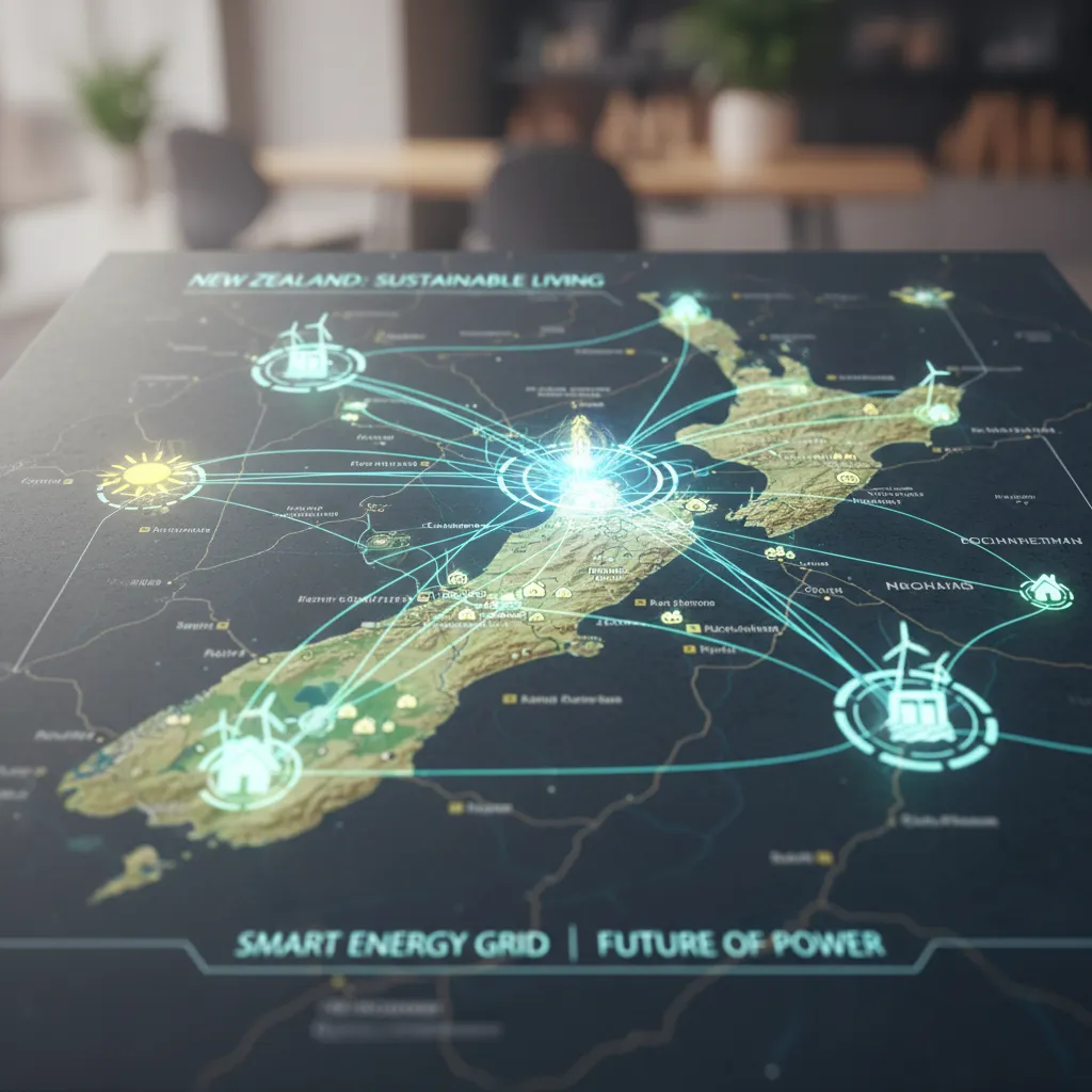 Smart grid technology optimizing renewable energy distribution in New Zealand