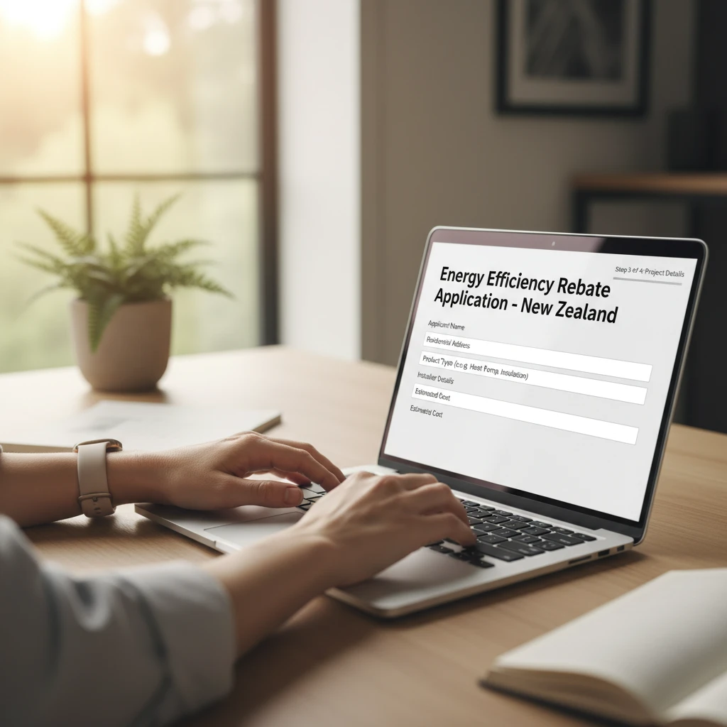 Applying for government rebates for energy-efficient appliances online