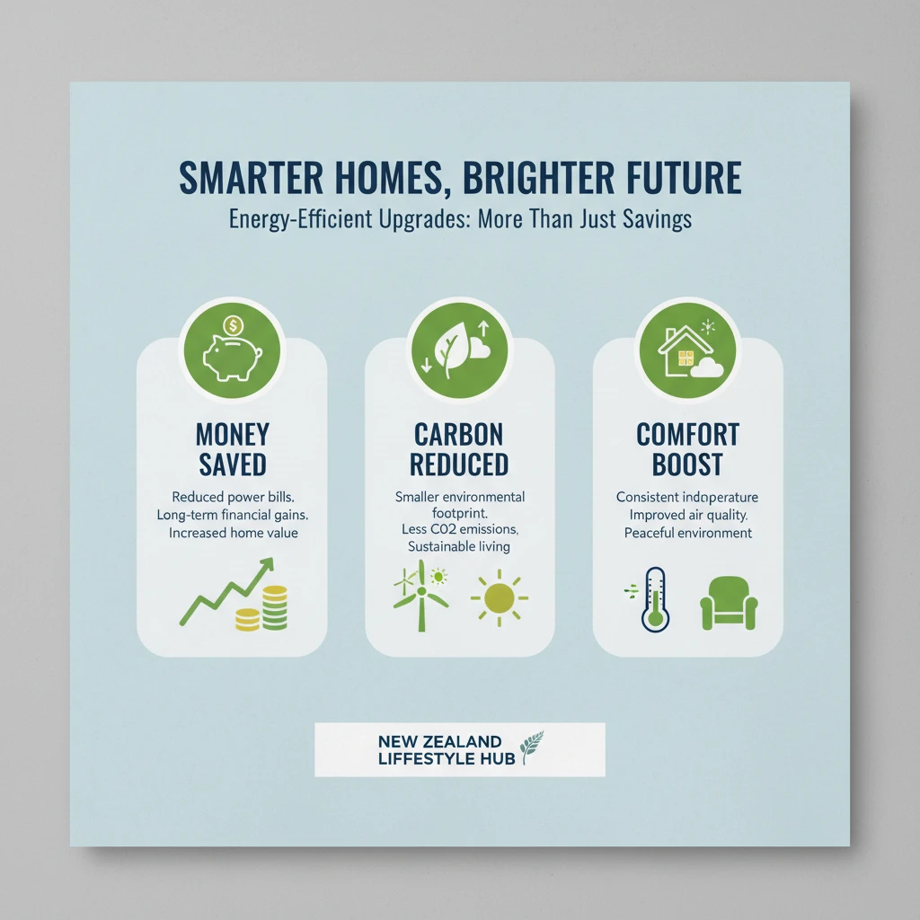 Infographic showing combined benefits of energy efficiency rebates
