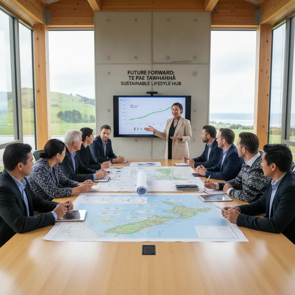 Diverse group collaborating on effective stakeholder engagement in sustainable consulting