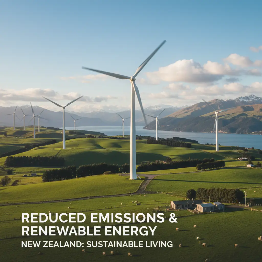 New Zealand wind farm representing clean energy