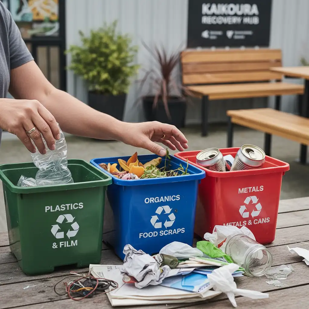 Waste reduction and sorting materials for circularity