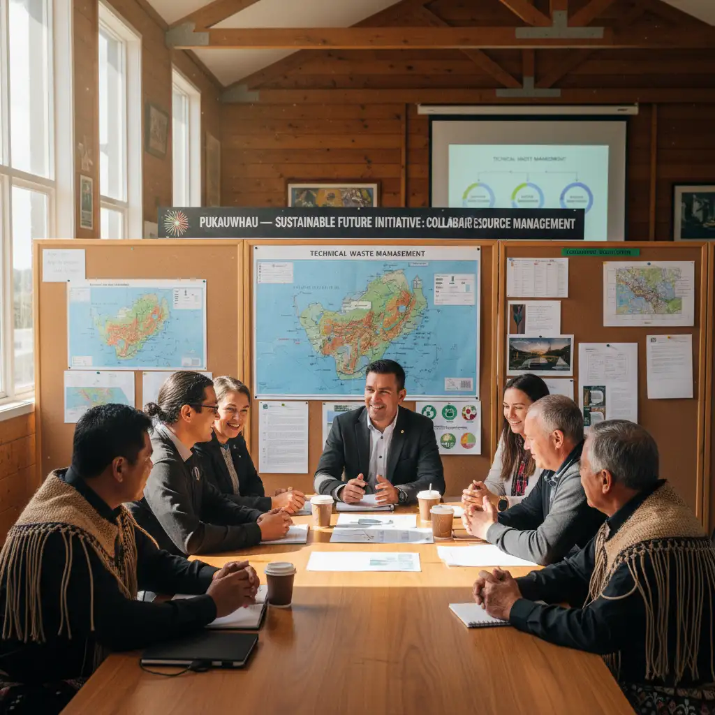 Community engagement meeting for a mining project demonstrating social license to operate