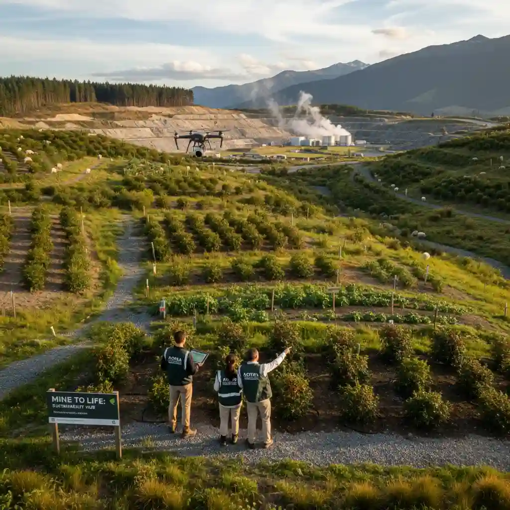 Sustainable mine rehabilitation and land reclamation