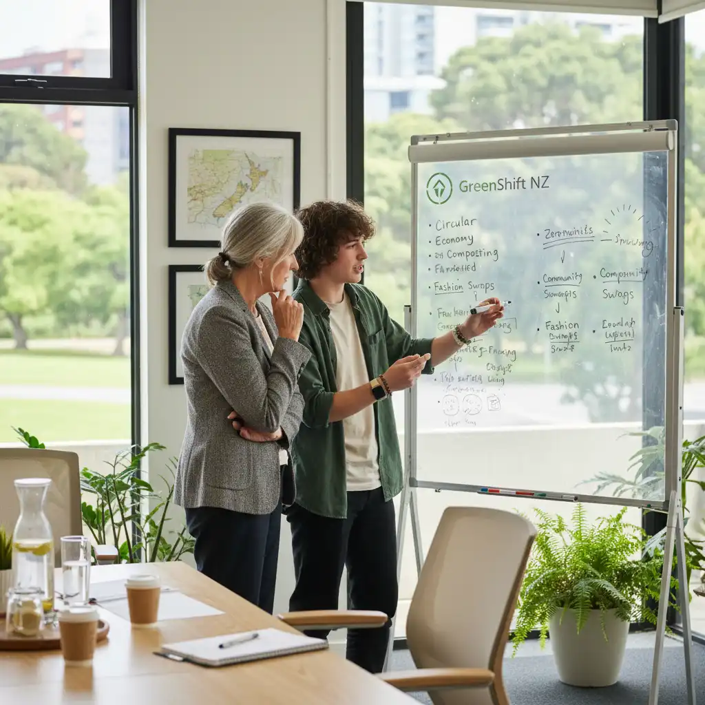 Mentorship session between young and veteran environmentalists