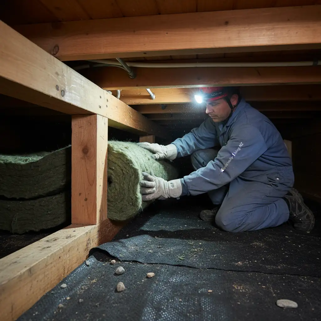 Professional insulation installation for a warmer home in New Zealand