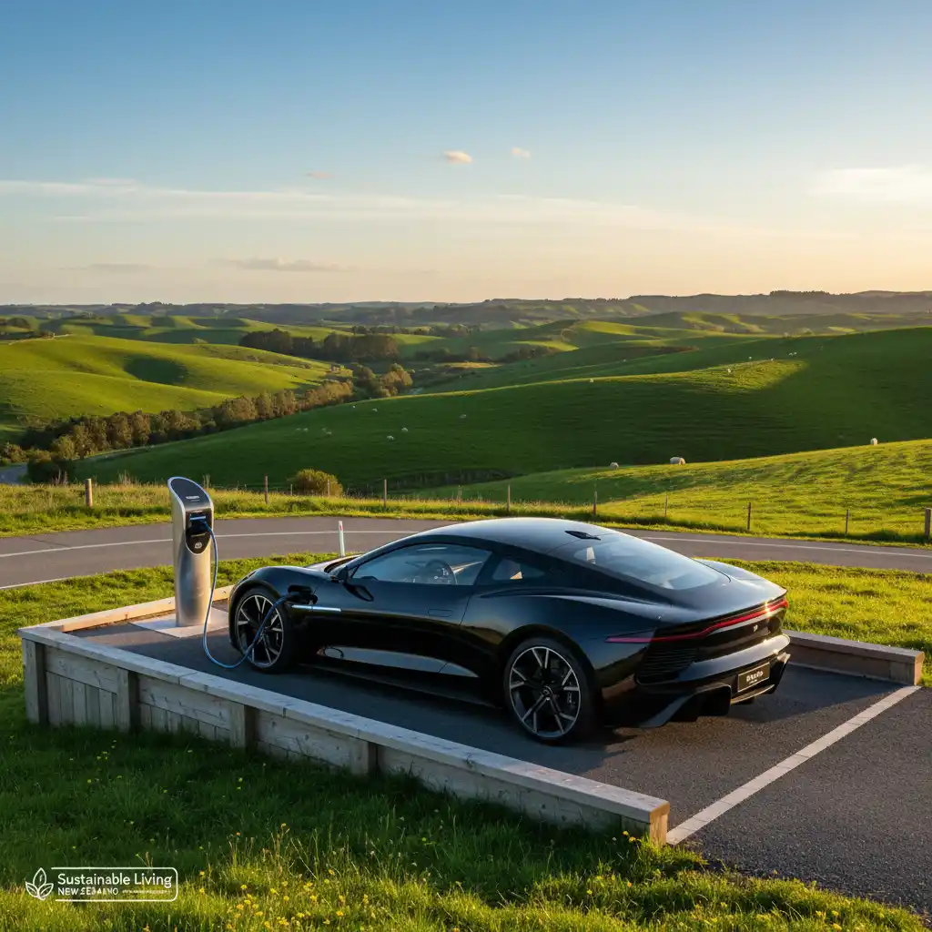 EV charging in New Zealand, illustrating electric vehicle rebates NZ context
