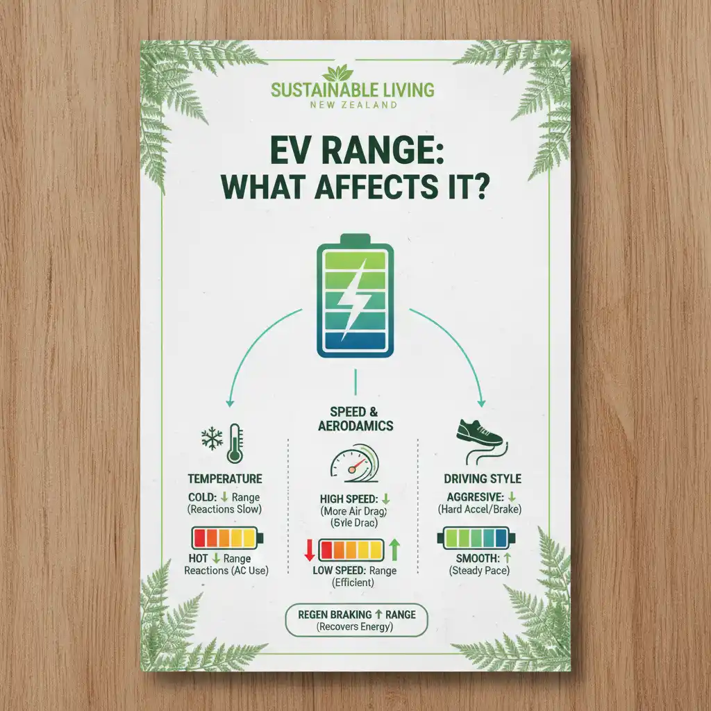 Factors affecting EV range and battery life