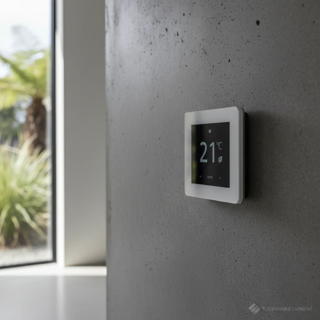 Smart thermostat for energy efficiency in NZ home