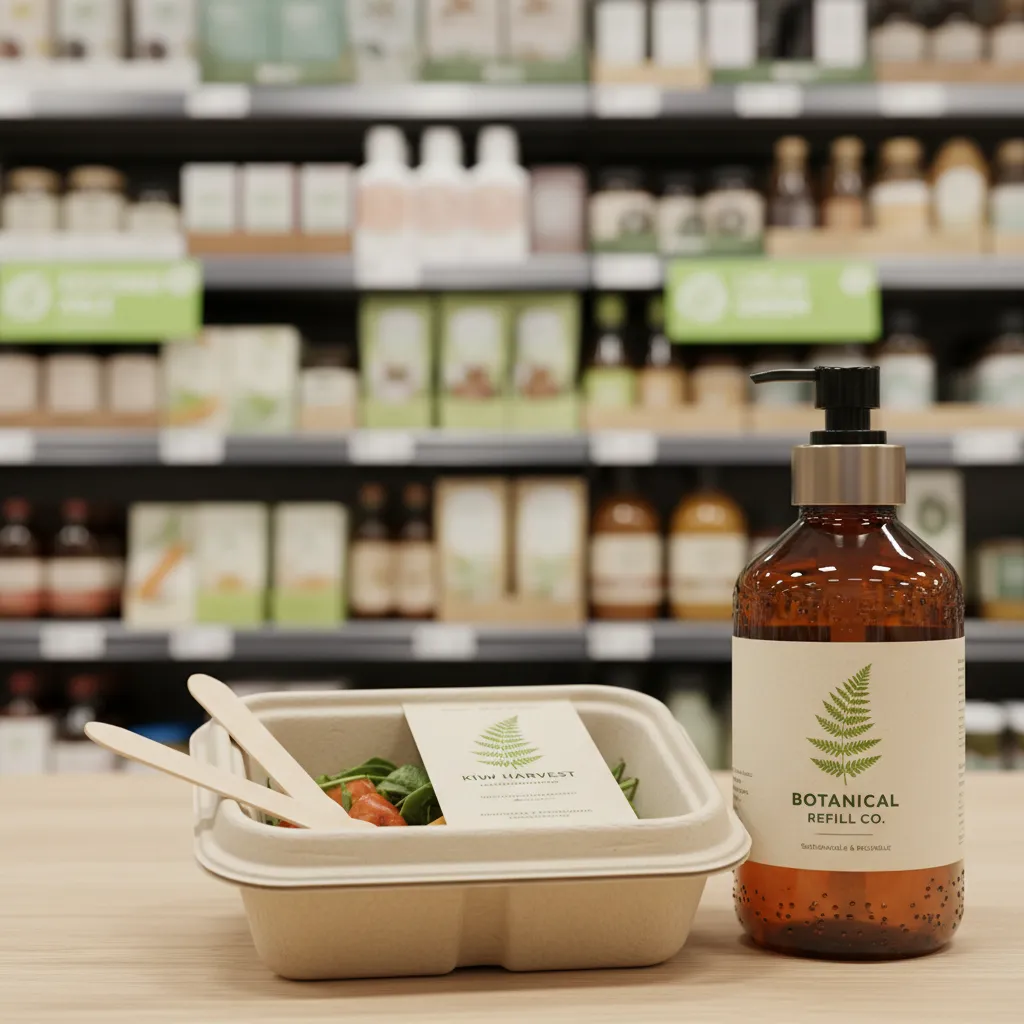Innovative sustainable packaging and refill options in New Zealand