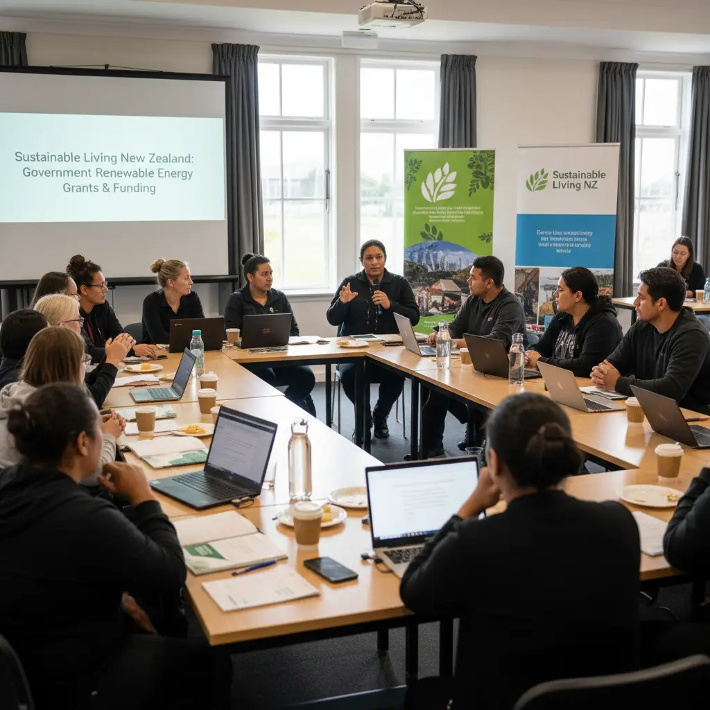 New Zealanders discussing solar power grants and incentives