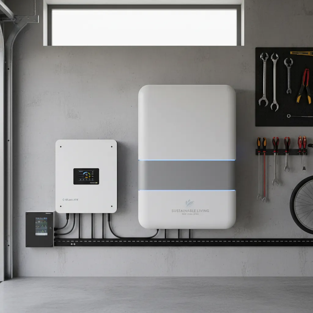 Modern solar battery storage unit for home