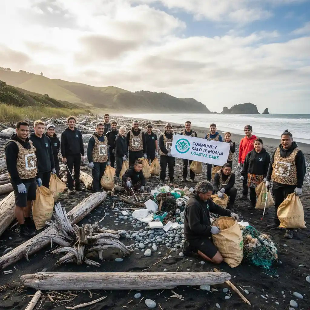 Community collaboration inspired by Kaitiakitanga principles for sustainable living