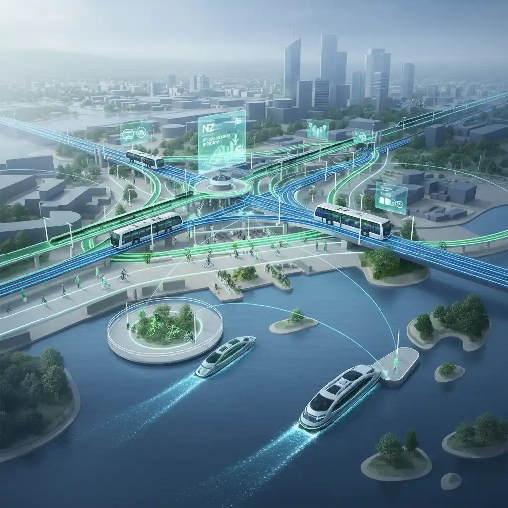 Integrated transport network diagram NZ