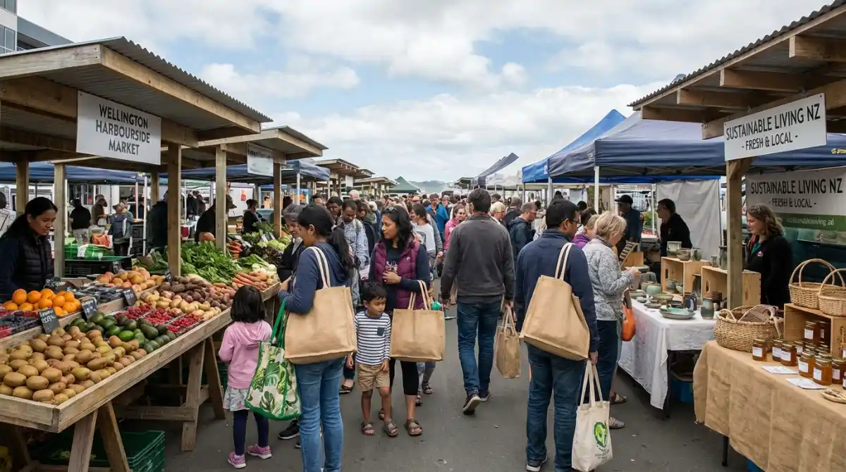 Conscious consumption at a New Zealand farmers market