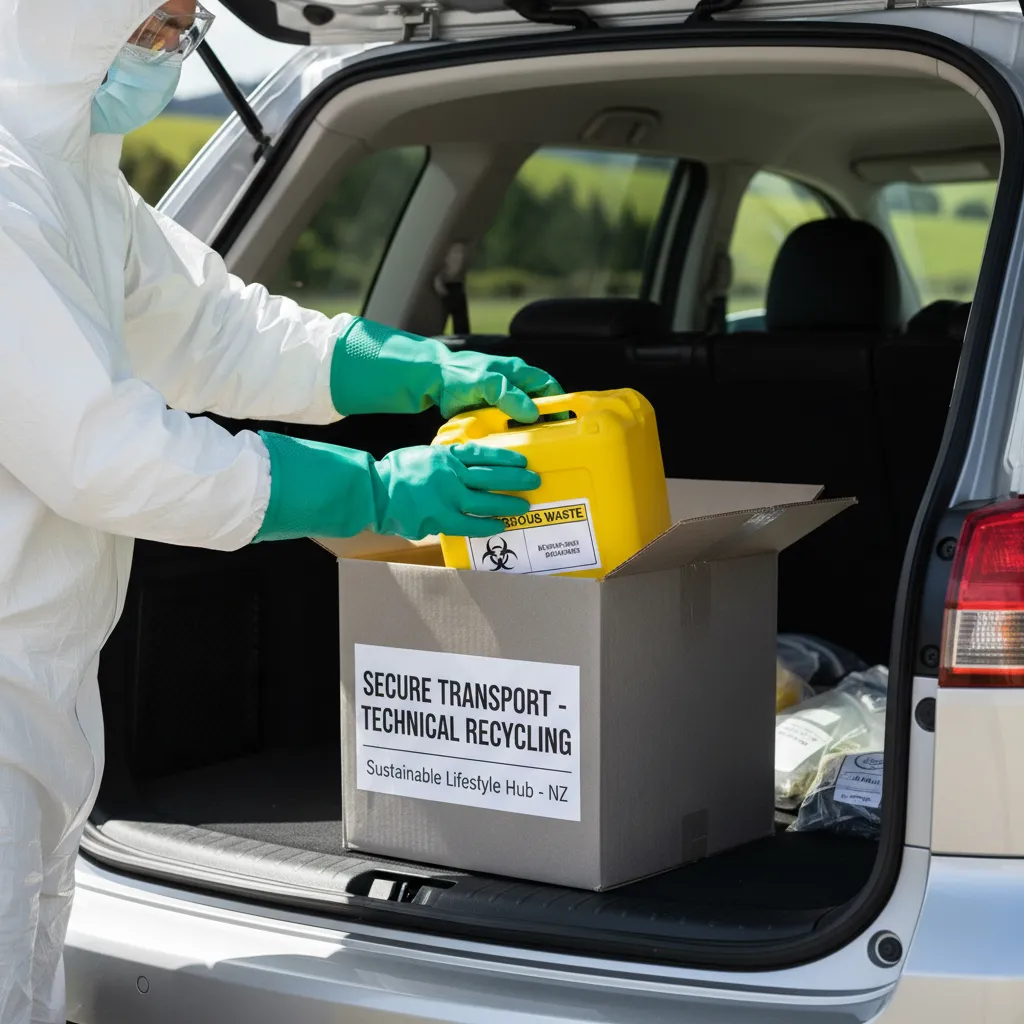 Safe transport of hazardous waste to a disposal facility