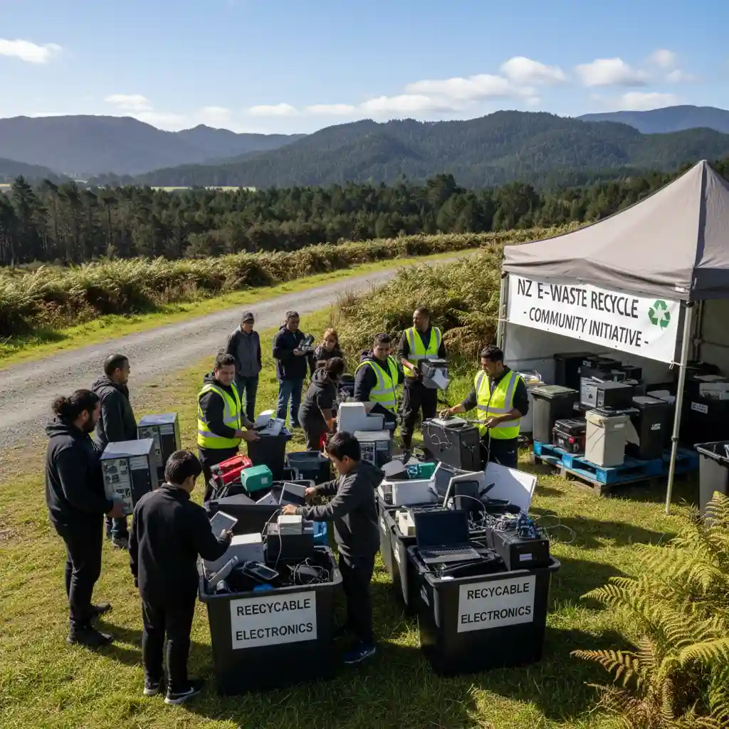 New Zealanders disposing of e-waste responsibly