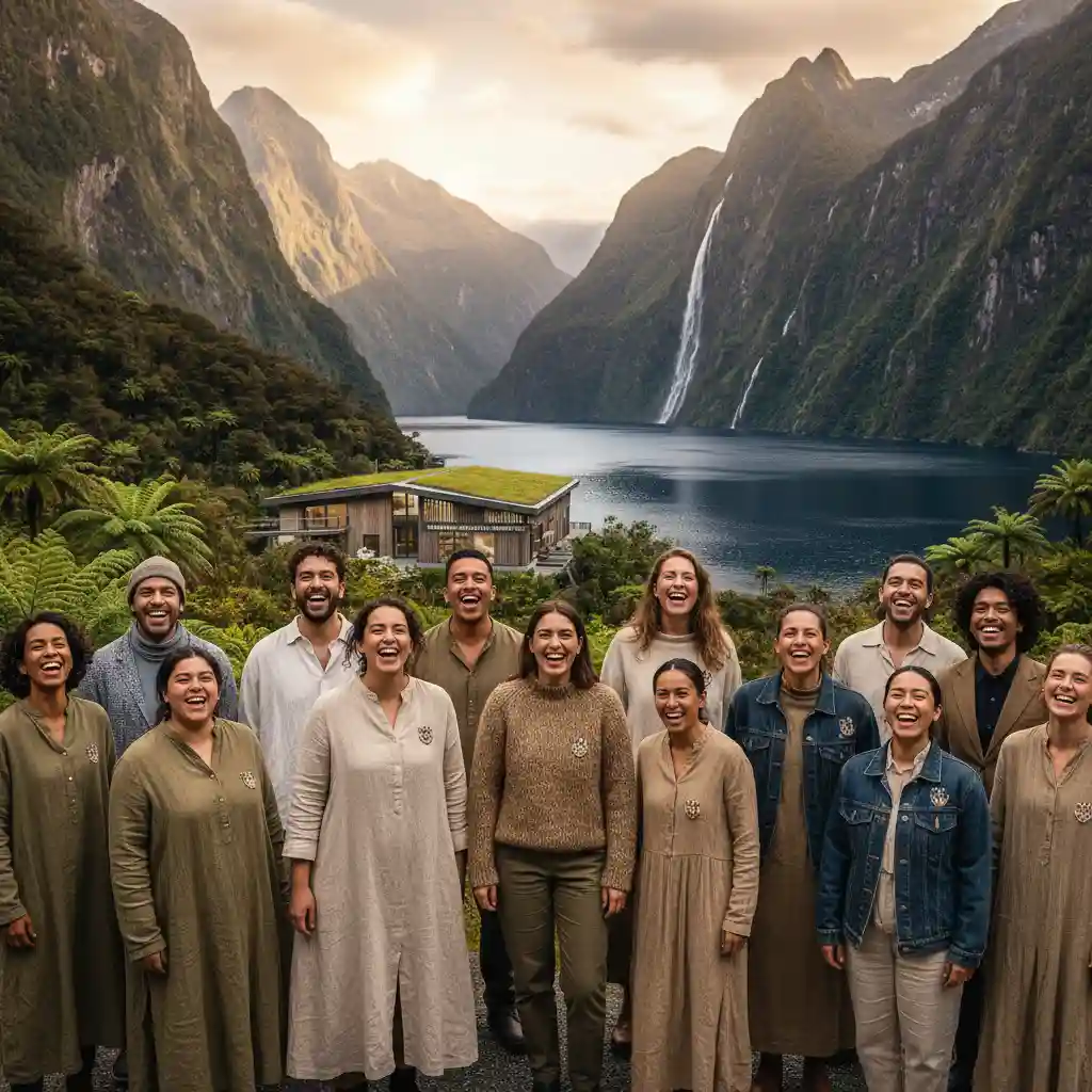 People wearing ethical fashion in NZ