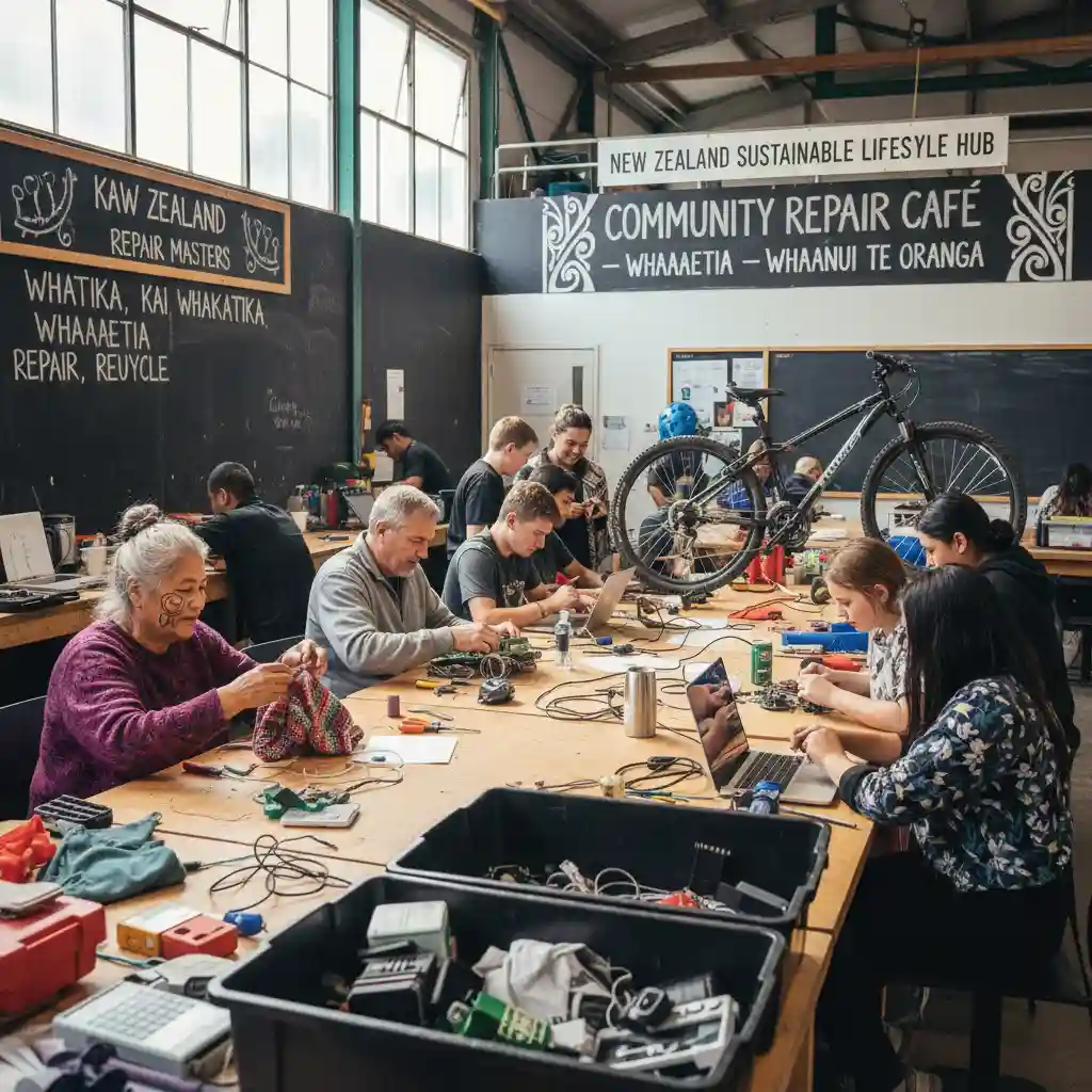 Community repair cafe in New Zealand