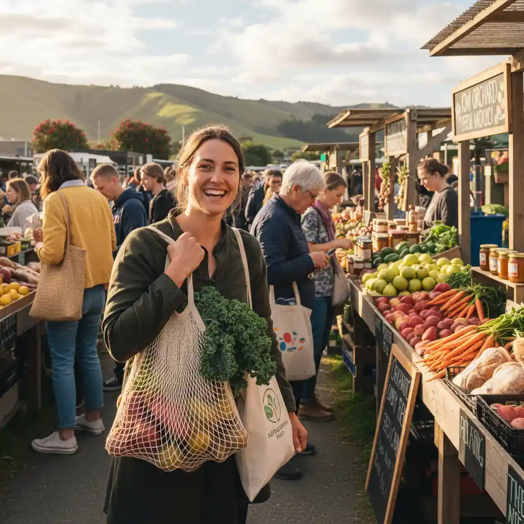 Shopping for local, cost-effective green food in NZ