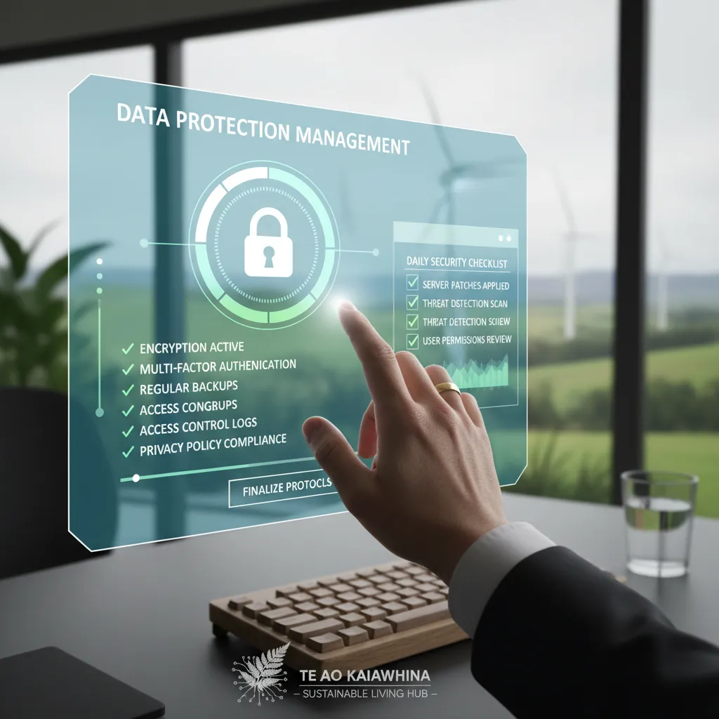 Checklist for paperless work data security compliance