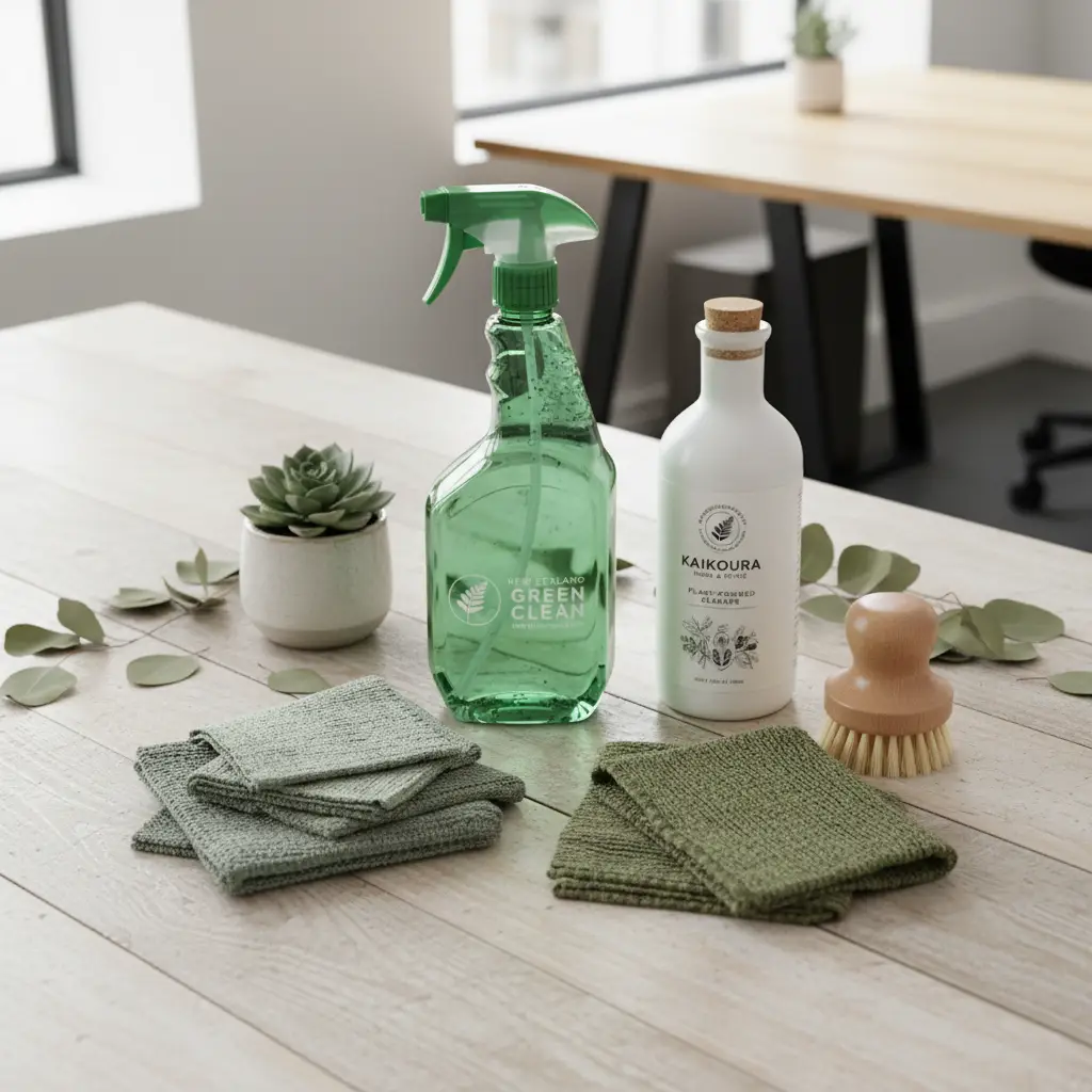 Eco-friendly office cleaning supplies