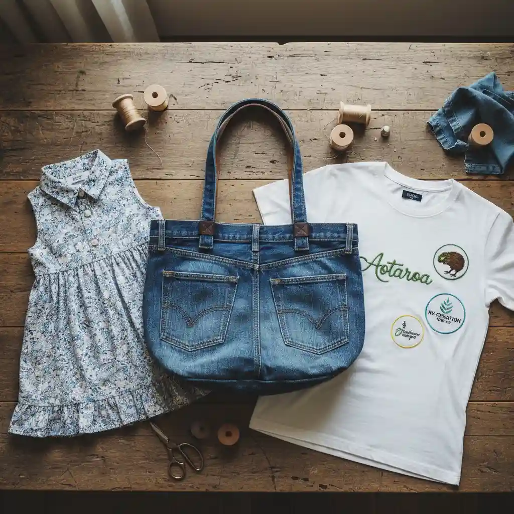 Creative upcycling ideas for old clothes in NZ