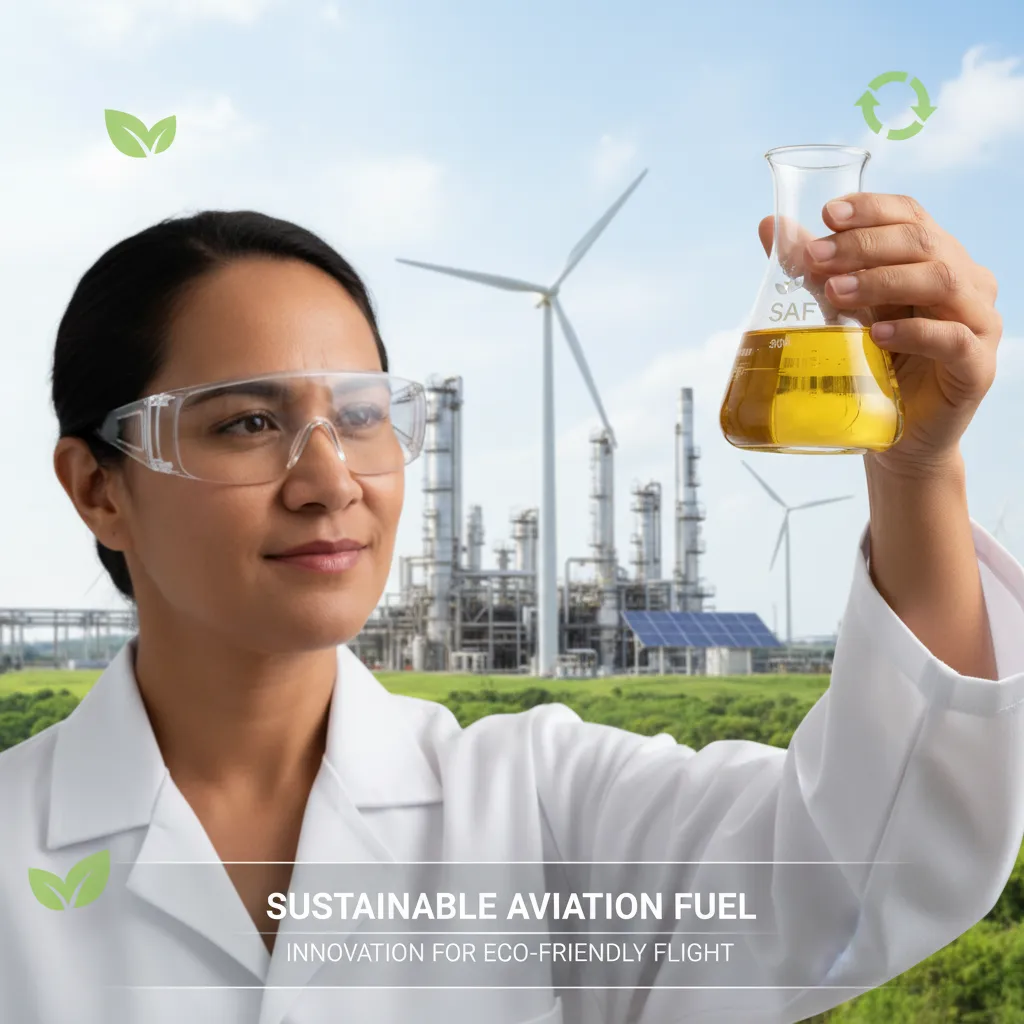 Sustainable Aviation Fuel (SAF) being developed - eco-friendly aviation fuel NZ