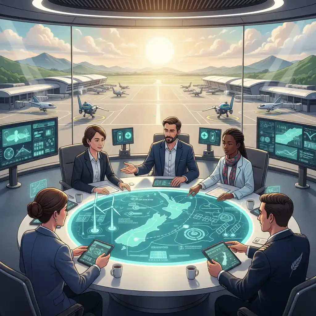 Collaboration for sustainable aviation policy and innovation in New Zealand