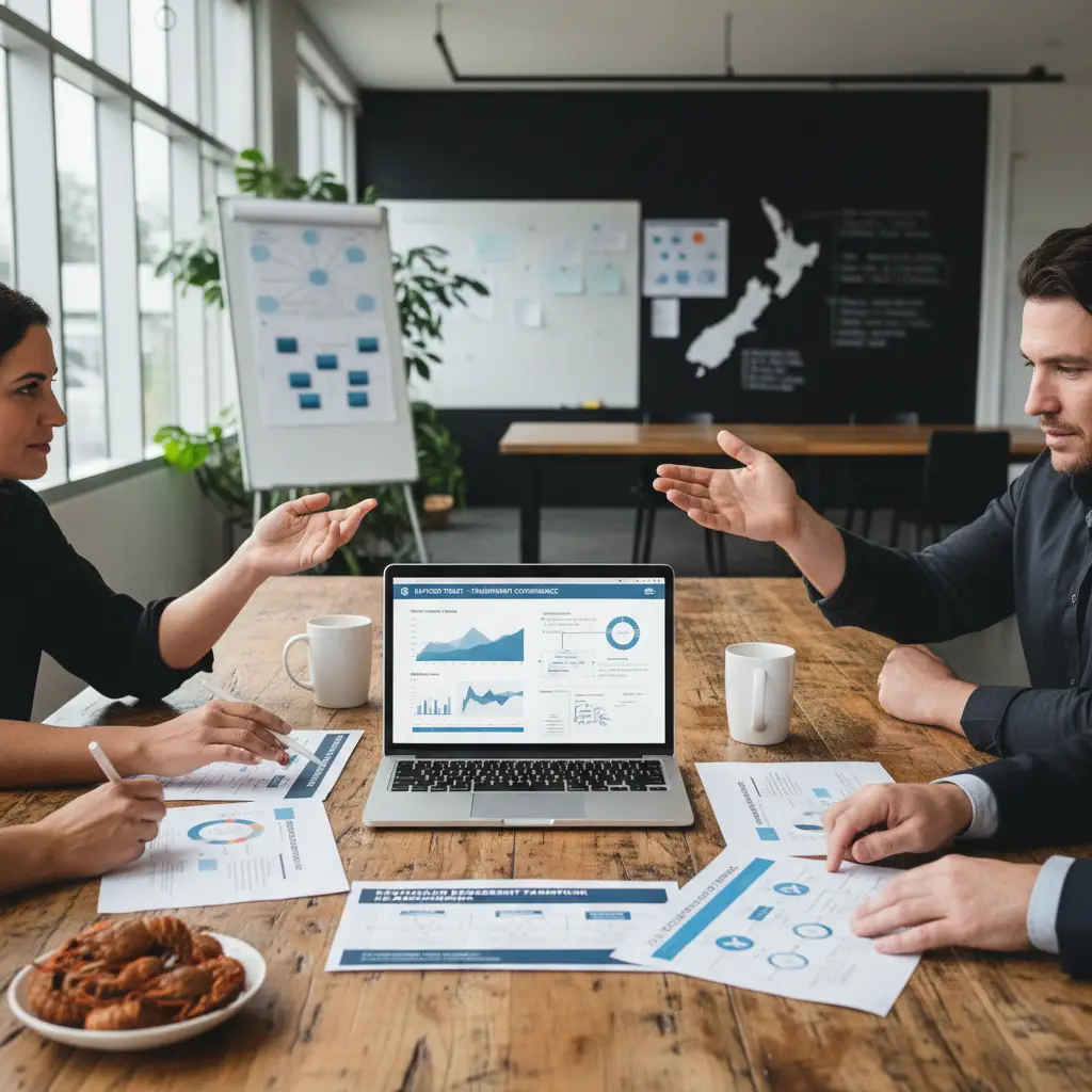 Stakeholders collaborating on sustainable seafood standards