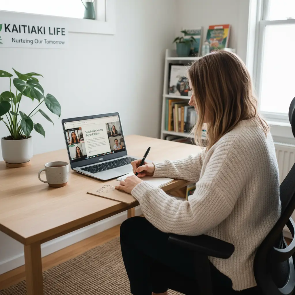 Learning about corporate sustainability through online education