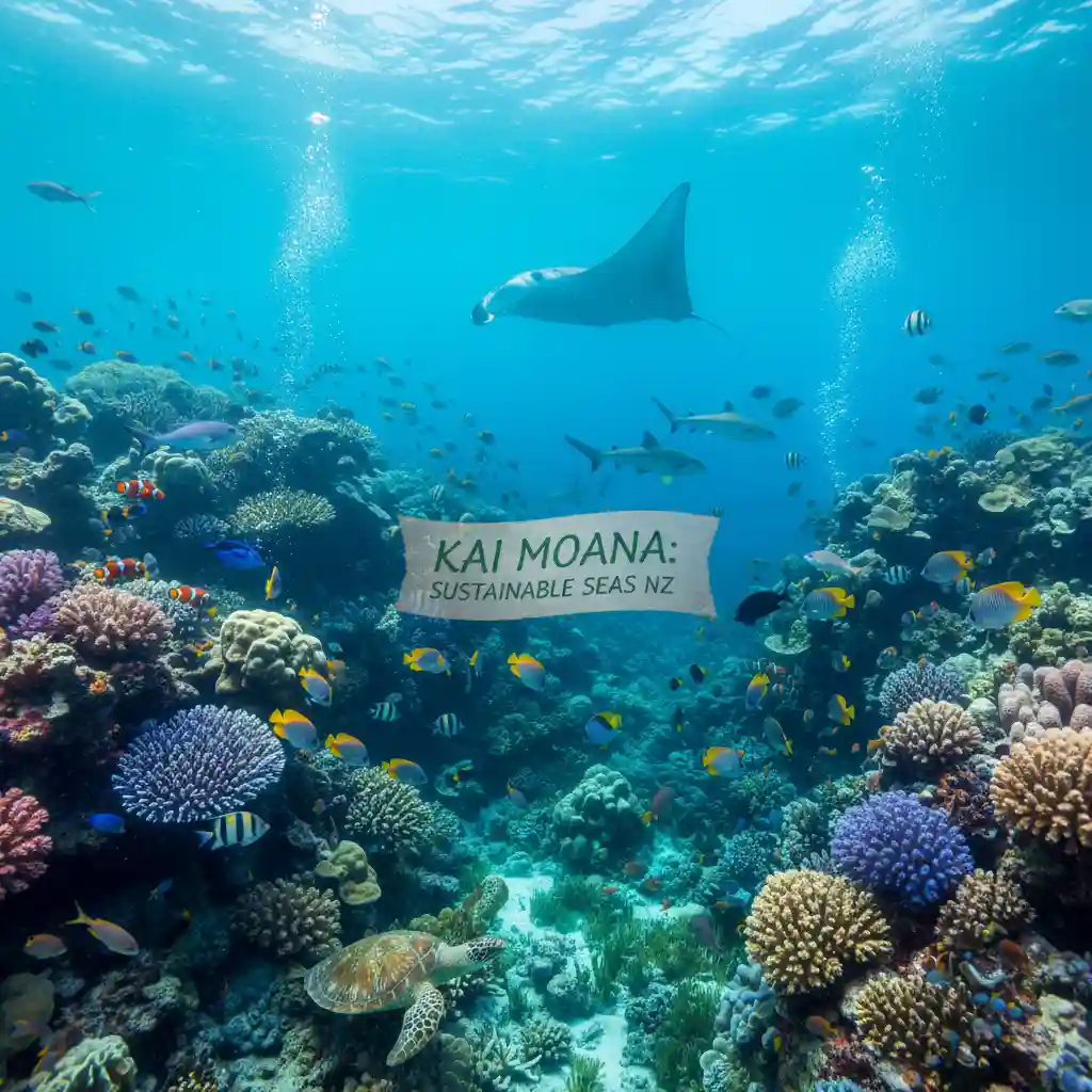 Healthy marine ecosystem thriving due to sustainable fishing techniques