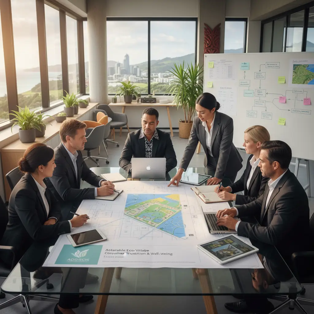 New Zealand environmental lawyers collaborating on sustainable development