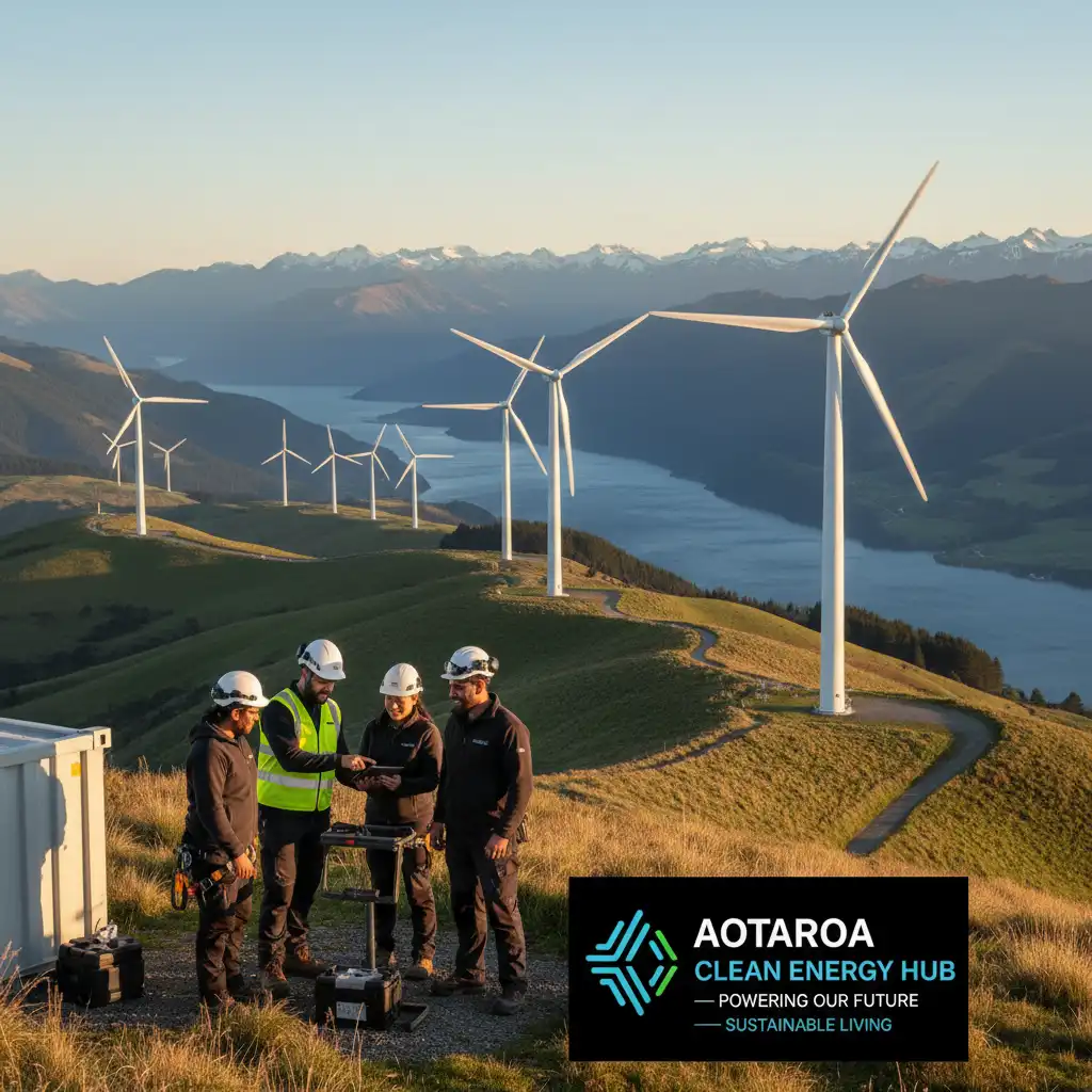 New Zealand diverse renewable energy workers
