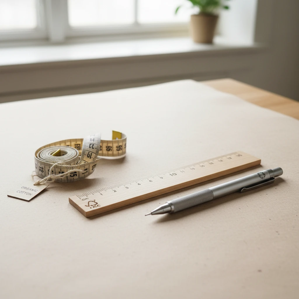 Sustainable measuring and marking tools for crafting