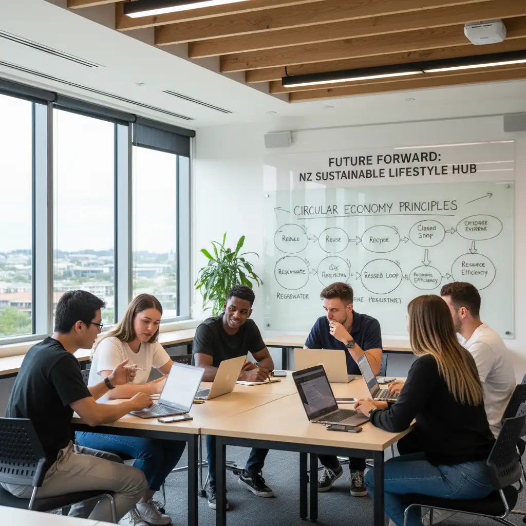 Students learning essential skills for green economy careers in New Zealand