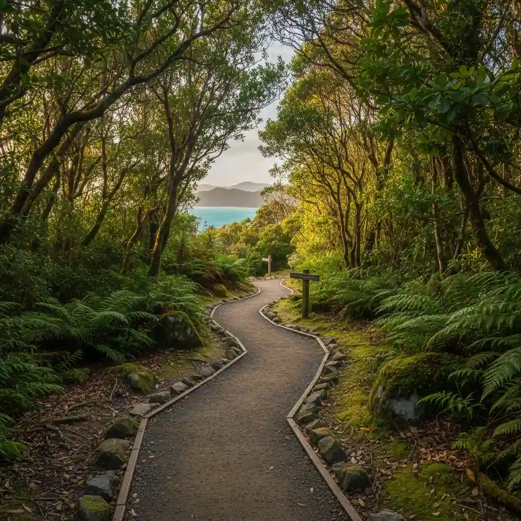Staying on durable hiking trails in New Zealand