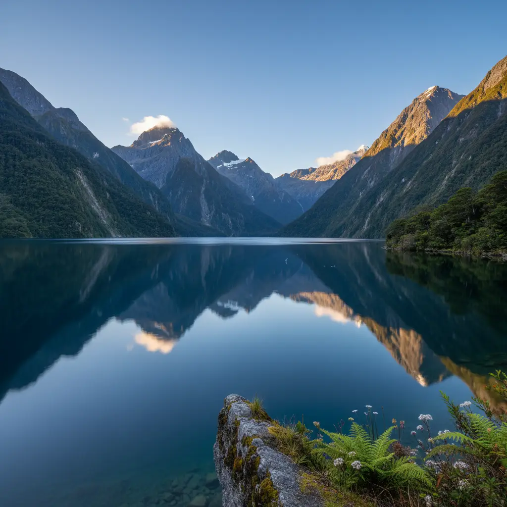 Pristine New Zealand landscape preserved by Leave No Trace