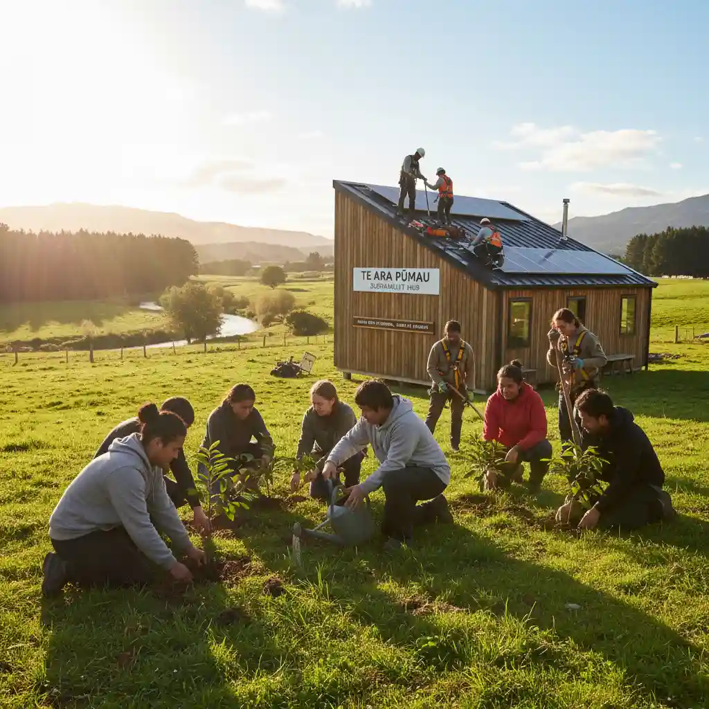 Kiwis working together in sustainable careers for a greener future