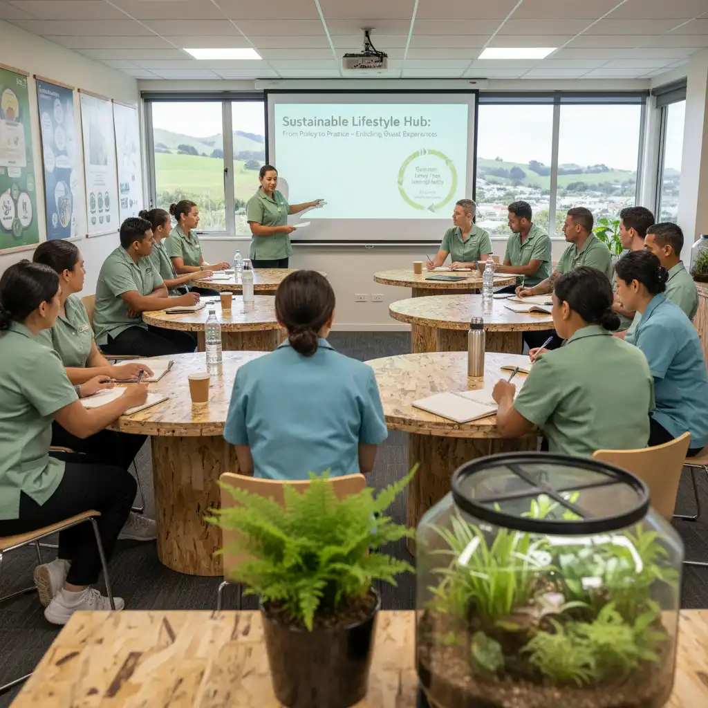 Hotel staff training for energy efficiency and sustainability