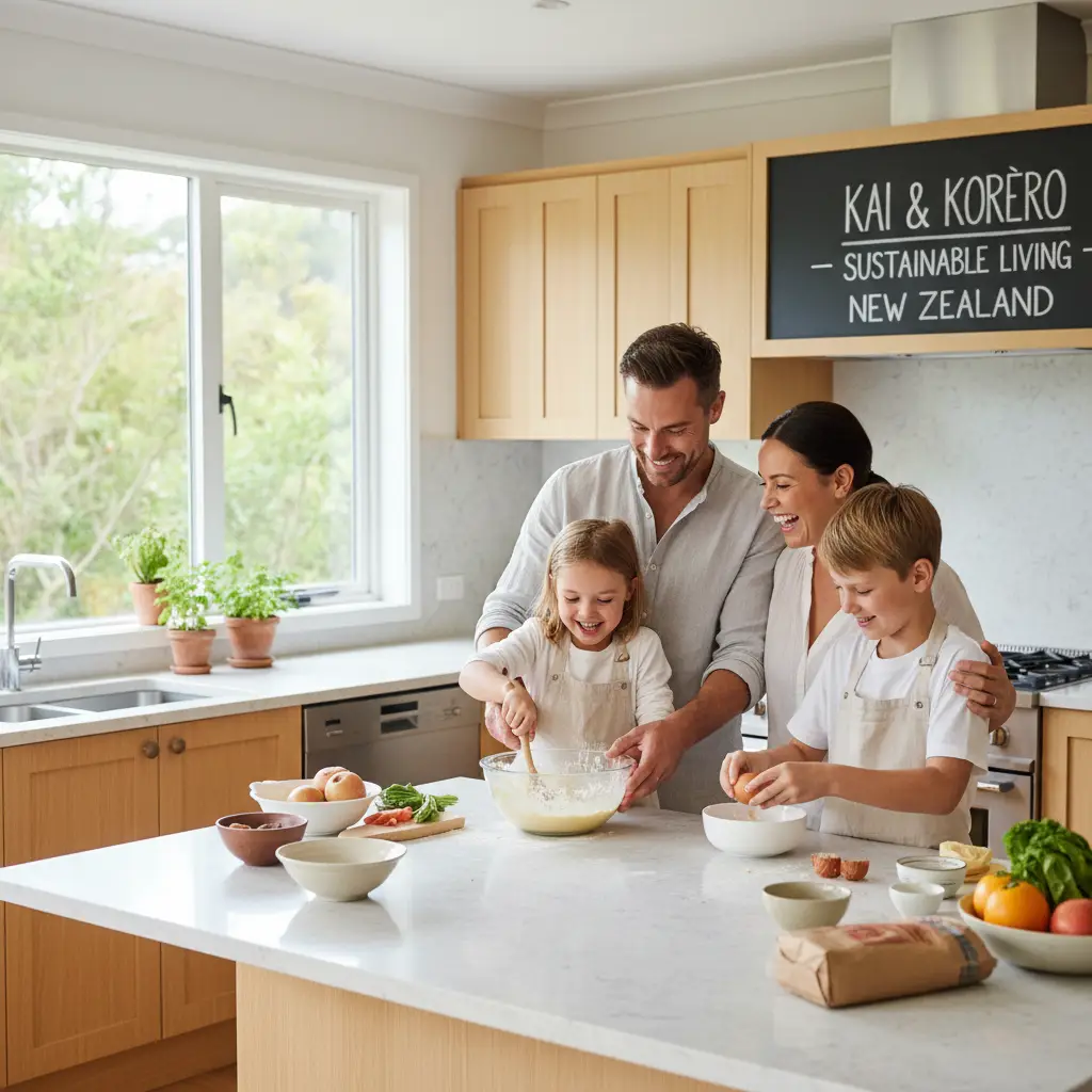 Family cooking together, valuing shared experiences