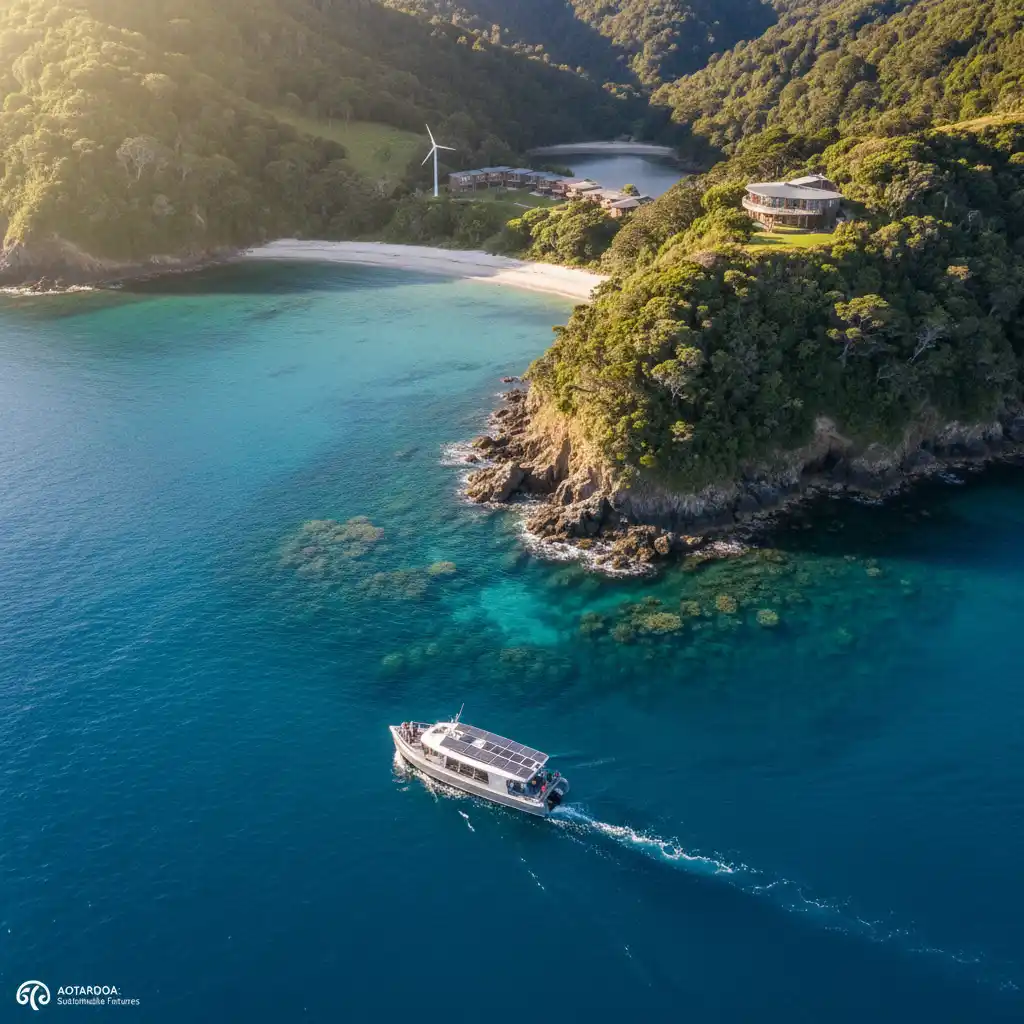 Sustainable eco-tourism in New Zealand's pristine coastal waters