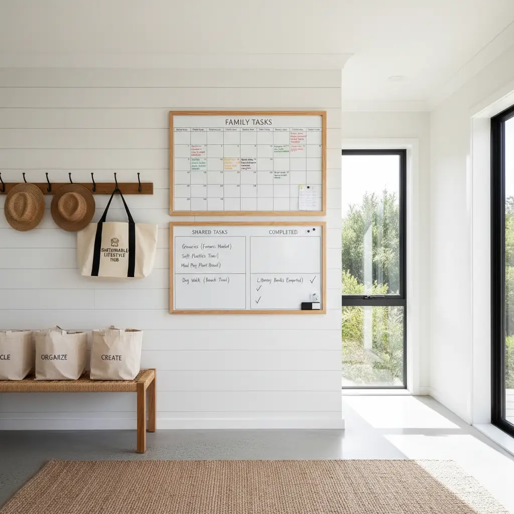 Organized family calendar for stress-free parenting