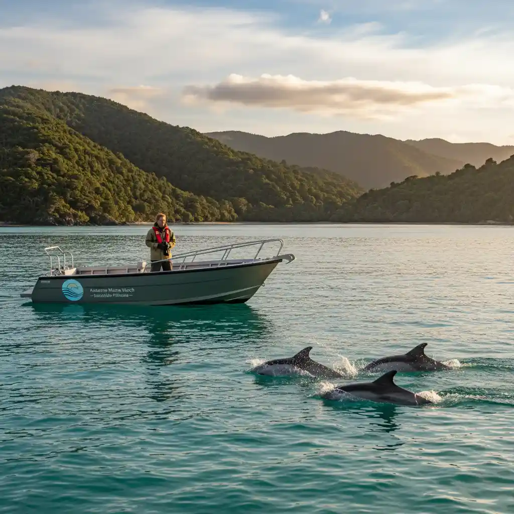 Ethical dolphin watching in New Zealand