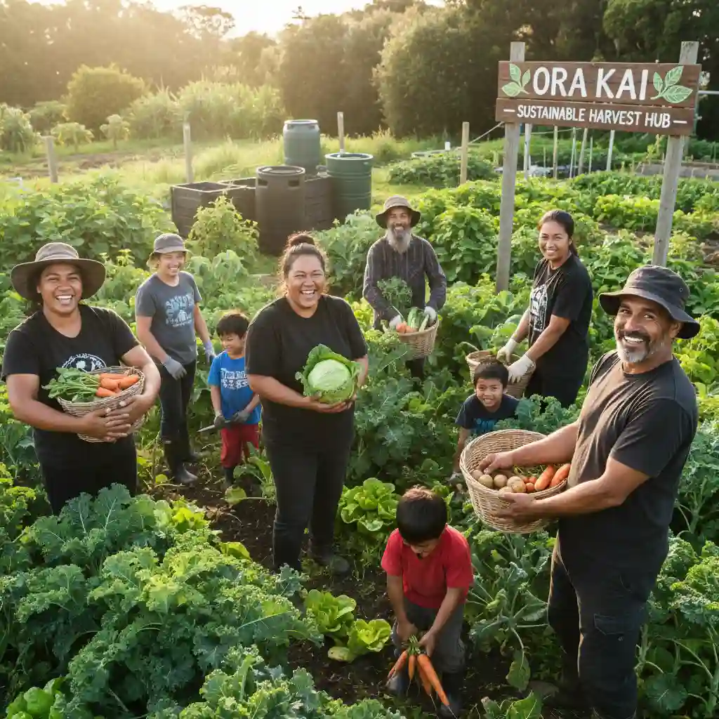 Community gardening in New Zealand, embracing sustainable healthy living