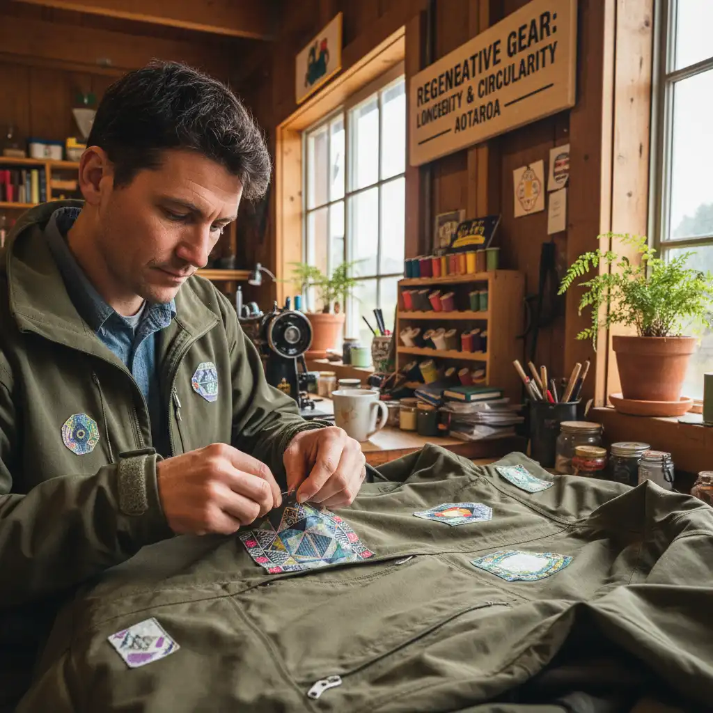 Repairing sustainable outdoor gear to extend its lifespan