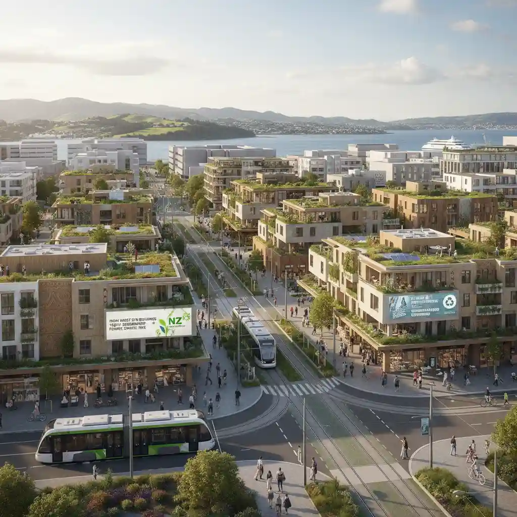 High-density housing with green infrastructure in NZ