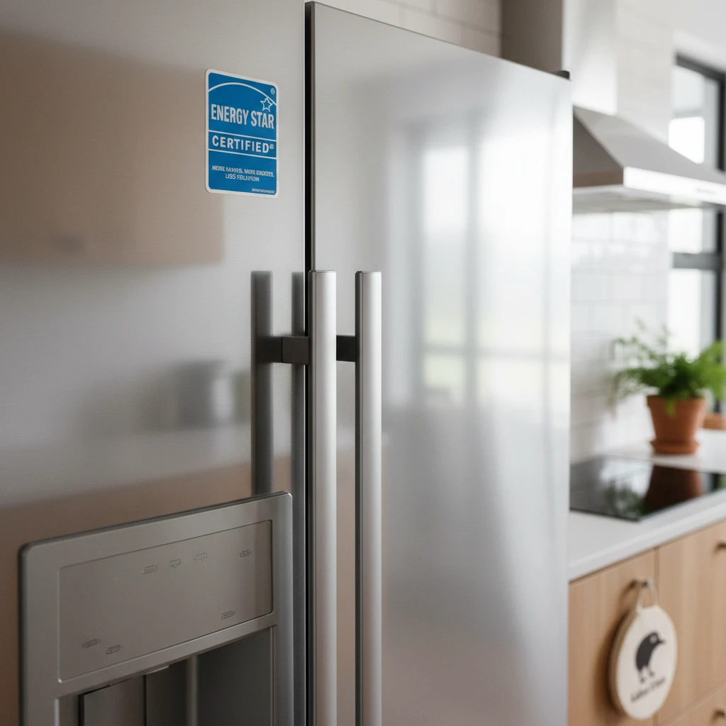 Energy-efficient refrigerator with a high energy star rating