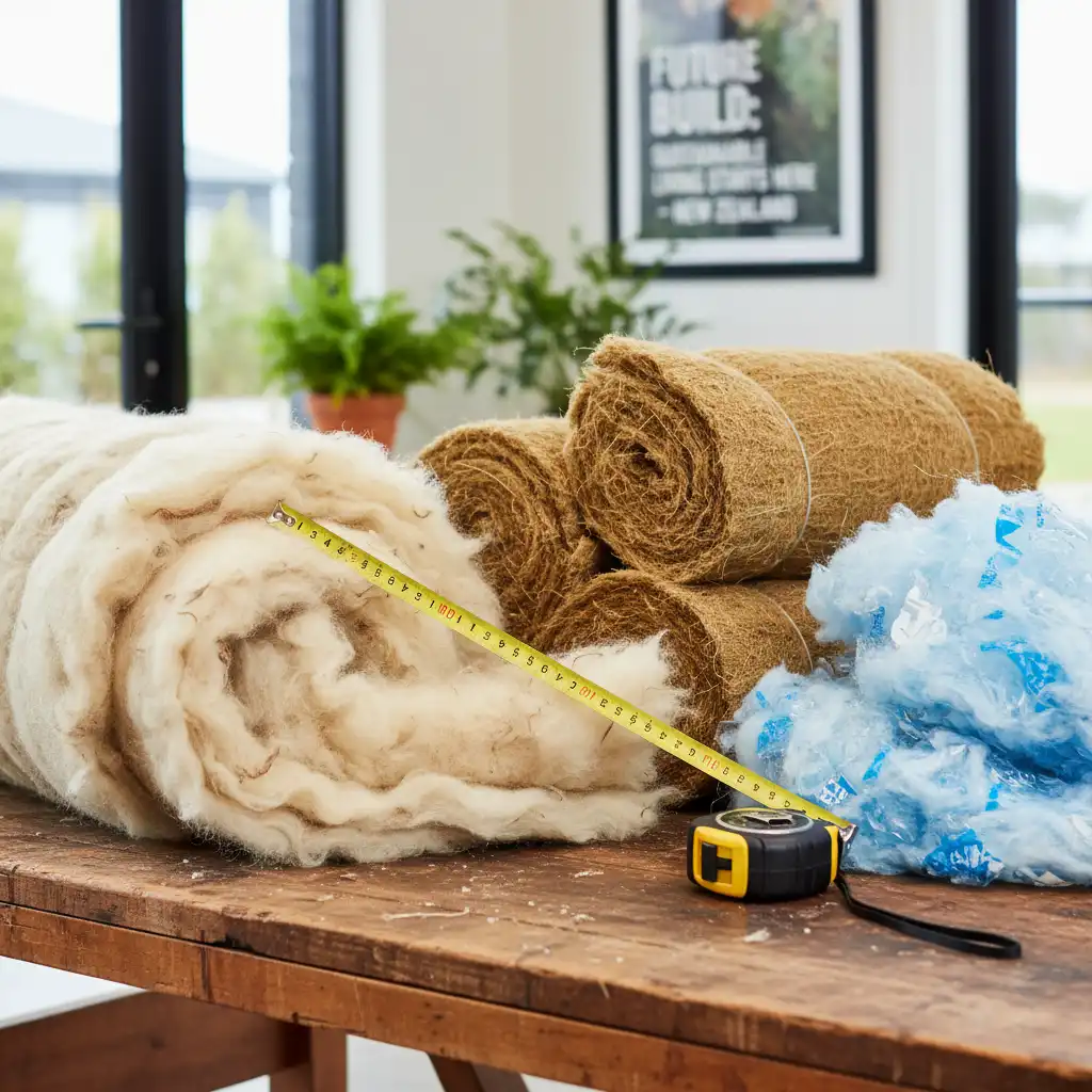 Variety of sustainable insulation materials for NZ homes